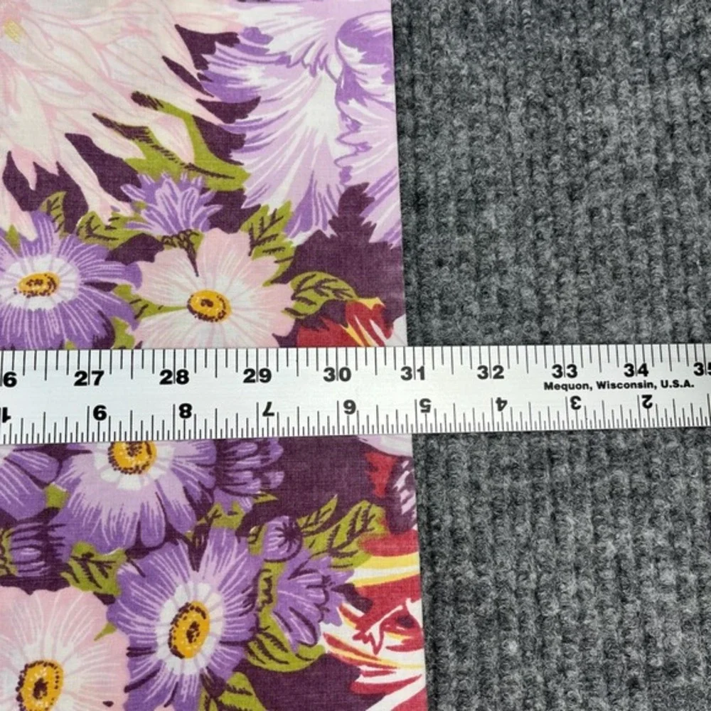 Vtg 70s 80s‎ Wamsutta Flores Pillowcase Bold Floral Print 21 x 31 Cottagecore